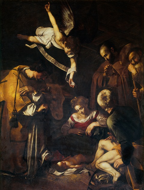 Caravaggio Nativity1600 r