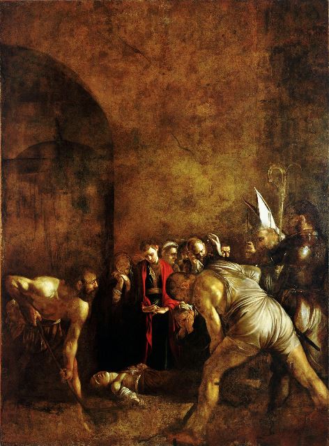 Seppellimento di S. Lucia Caravaggio 1608 r